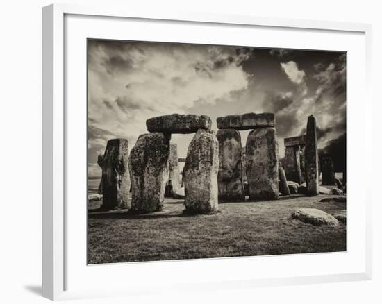 Stonehenge - Abstract of Stones - Wiltshire - UK - England - United Kingdom - Europe-Philippe Hugonnard-Framed Photographic Print