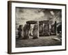 Stonehenge - Abstract of Stones - Wiltshire - UK - England - United Kingdom - Europe-Philippe Hugonnard-Framed Photographic Print