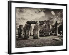 Stonehenge - Abstract of Stones - Wiltshire - UK - England - United Kingdom - Europe-Philippe Hugonnard-Framed Photographic Print