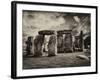 Stonehenge - Abstract of Stones - Wiltshire - UK - England - United Kingdom - Europe-Philippe Hugonnard-Framed Premium Photographic Print