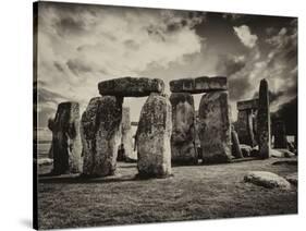 Stonehenge - Abstract of Stones - Wiltshire - UK - England - United Kingdom - Europe-Philippe Hugonnard-Stretched Canvas