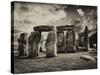 Stonehenge - Abstract of Stones - Wiltshire - UK - England - United Kingdom - Europe-Philippe Hugonnard-Stretched Canvas