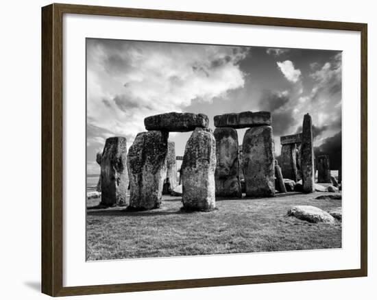 Stonehenge - Abstract of Stones - Wiltshire - UK - England - United Kingdom - Europe-Philippe Hugonnard-Framed Photographic Print