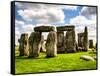 Stonehenge - Abstract of Stones - Wiltshire - UK - England - United Kingdom - Europe-Philippe Hugonnard-Framed Stretched Canvas