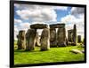 Stonehenge - Abstract of Stones - Wiltshire - UK - England - United Kingdom - Europe-Philippe Hugonnard-Framed Photographic Print