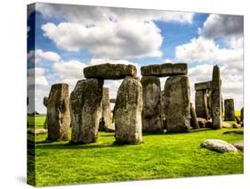 Stonehenge - Abstract of Stones - Wiltshire - UK - England - United Kingdom - Europe-Philippe Hugonnard-Stretched Canvas