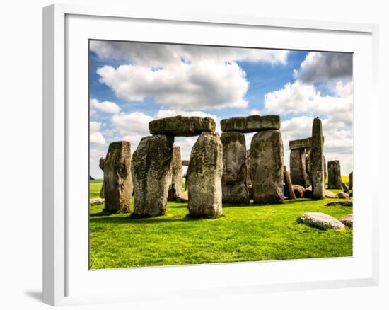 Stonehenge - Abstract of Stones - Wiltshire - UK - England - United Kingdom - Europe-Philippe Hugonnard-Framed Photographic Print