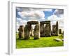 Stonehenge - Abstract of Stones - Wiltshire - UK - England - United Kingdom - Europe-Philippe Hugonnard-Framed Photographic Print