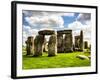 Stonehenge - Abstract of Stones - Wiltshire - UK - England - United Kingdom - Europe-Philippe Hugonnard-Framed Photographic Print