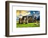 Stonehenge - Abstract of Stones - Wiltshire - UK - England - United Kingdom - Europe-Philippe Hugonnard-Framed Art Print