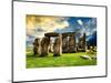 Stonehenge - Abstract of Stones - Wiltshire - UK - England - United Kingdom - Europe-Philippe Hugonnard-Mounted Art Print