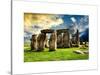 Stonehenge - Abstract of Stones - Wiltshire - UK - England - United Kingdom - Europe-Philippe Hugonnard-Stretched Canvas