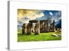 Stonehenge - Abstract of Stones - Wiltshire - UK - England - United Kingdom - Europe-Philippe Hugonnard-Stretched Canvas