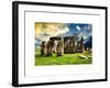 Stonehenge - Abstract of Stones - Wiltshire - UK - England - United Kingdom - Europe-Philippe Hugonnard-Framed Art Print