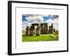 Stonehenge - Abstract of Stones - Wiltshire - UK - England - United Kingdom - Europe-Philippe Hugonnard-Framed Art Print