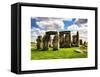 Stonehenge - Abstract of Stones - Wiltshire - UK - England - United Kingdom - Europe-Philippe Hugonnard-Framed Stretched Canvas