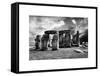 Stonehenge - Abstract of Stones - Wiltshire - UK - England - United Kingdom - Europe-Philippe Hugonnard-Framed Stretched Canvas