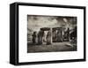 Stonehenge - Abstract of Stones - Wiltshire - UK - England - United Kingdom - Europe-Philippe Hugonnard-Framed Stretched Canvas