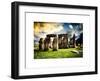 Stonehenge - Abstract of Stones - Wiltshire - UK - England - United Kingdom - Europe-Philippe Hugonnard-Framed Art Print