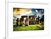 Stonehenge - Abstract of Stones - Wiltshire - UK - England - United Kingdom - Europe-Philippe Hugonnard-Framed Art Print