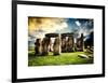 Stonehenge - Abstract of Stones - Wiltshire - UK - England - United Kingdom - Europe-Philippe Hugonnard-Framed Art Print