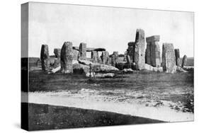 Stonehenge after Restoration, C1920-null-Stretched Canvas