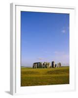 Stonehenge, Ancient Ruins, Wiltshire, England, UK, Europe-John Miller-Framed Photographic Print