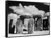 Stonehenge and Cloudy Sky-Kevin Schafer-Framed Stretched Canvas