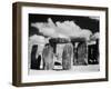 Stonehenge and Cloudy Sky-Kevin Schafer-Framed Premium Photographic Print