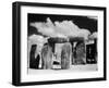 Stonehenge and Cloudy Sky-Kevin Schafer-Framed Premium Photographic Print