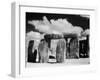 Stonehenge and Cloudy Sky-Kevin Schafer-Framed Premium Photographic Print