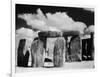 Stonehenge and Cloudy Sky-Kevin Schafer-Framed Photographic Print