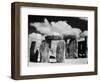 Stonehenge and Cloudy Sky-Kevin Schafer-Framed Photographic Print