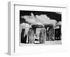 Stonehenge and Cloudy Sky-Kevin Schafer-Framed Photographic Print