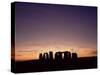 Stonehenge at Sunset, Unesco World Heritage Site, Wiltshire, England, United Kingdom-Roy Rainford-Stretched Canvas