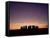 Stonehenge at Sunset, Unesco World Heritage Site, Wiltshire, England, United Kingdom-Roy Rainford-Framed Stretched Canvas