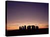 Stonehenge at Sunset, Unesco World Heritage Site, Wiltshire, England, United Kingdom-Roy Rainford-Stretched Canvas