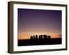 Stonehenge at Sunset, Unesco World Heritage Site, Wiltshire, England, United Kingdom-Roy Rainford-Framed Photographic Print