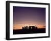 Stonehenge at Sunset, Unesco World Heritage Site, Wiltshire, England, United Kingdom-Roy Rainford-Framed Photographic Print