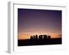 Stonehenge at Sunset, Unesco World Heritage Site, Wiltshire, England, United Kingdom-Roy Rainford-Framed Photographic Print