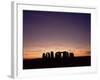 Stonehenge at Sunset, Unesco World Heritage Site, Wiltshire, England, United Kingdom-Roy Rainford-Framed Photographic Print