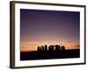 Stonehenge at Sunset, Unesco World Heritage Site, Wiltshire, England, United Kingdom-Roy Rainford-Framed Photographic Print