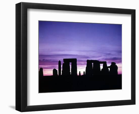 Stonehenge at Sunset-null-Framed Photographic Print