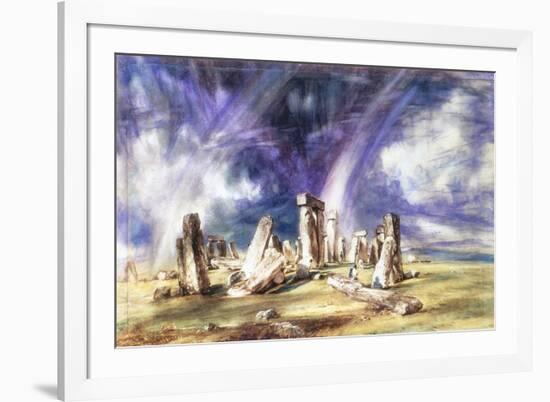 Stonehenge, C1835-John Constable-Framed Giclee Print