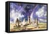 Stonehenge, C1835-John Constable-Framed Stretched Canvas