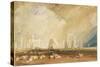 Stonehenge During a Storm-J. M. W. Turner-Stretched Canvas