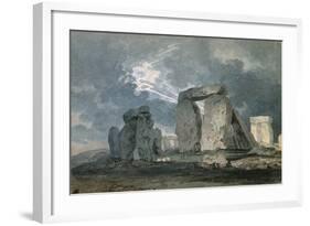 Stonehenge During a Thunderstorm-Thomas Girtin-Framed Giclee Print