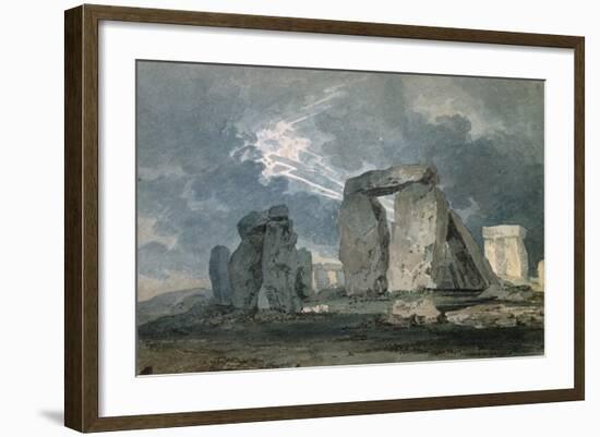 Stonehenge During a Thunderstorm-Thomas Girtin-Framed Giclee Print