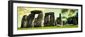 Stonehenge - Historic Wessex - Shrewton - Wiltshire - English Heritage - UK - England-Philippe Hugonnard-Framed Photographic Print