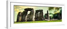 Stonehenge - Historic Wessex - Shrewton - Wiltshire - English Heritage - UK - England-Philippe Hugonnard-Framed Photographic Print